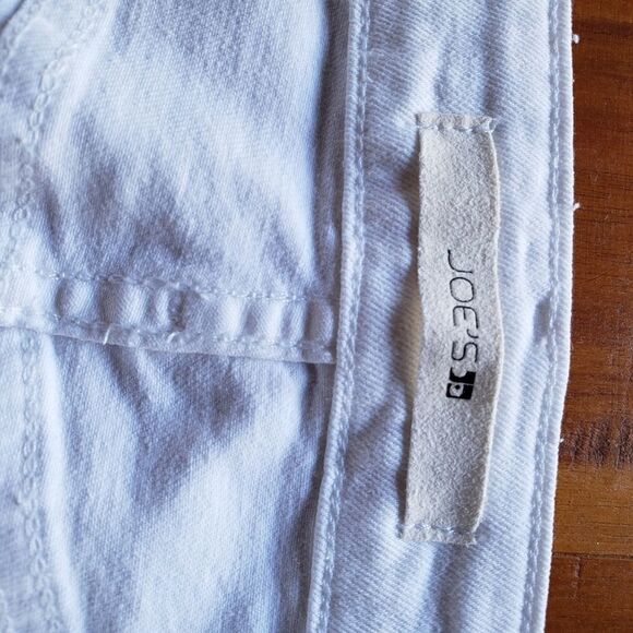 JOE'S Jeans High Rise Skinny Cut Off White Jean Shorts Size 25 - Picture 3 of 12